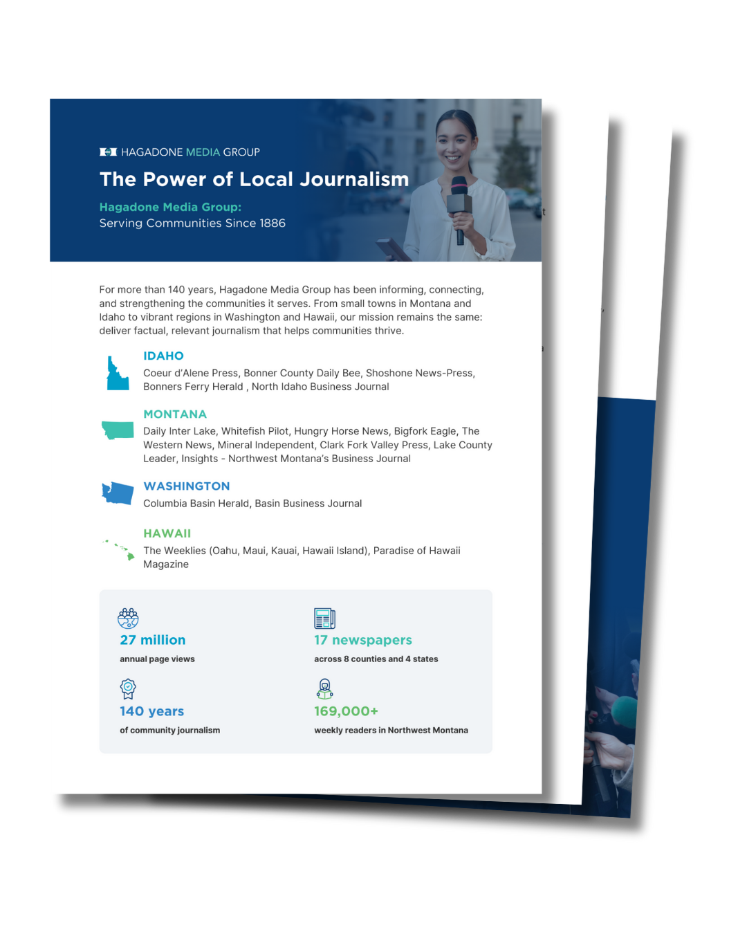 Hagadone - Campaign 2 - The Power of Local Journalism - Cover